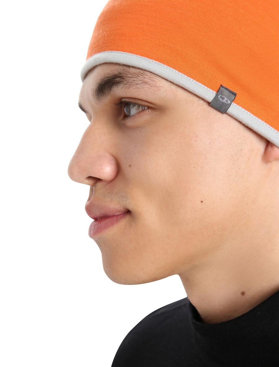 Men's Icebreaker Unisex Merino Pocket Beanie Hats Flash / Ether | CA 1845CTVE